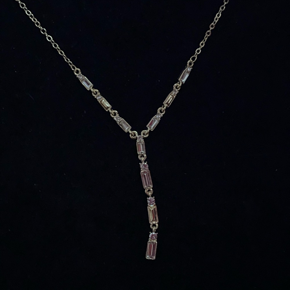 Gold diamond tear drop